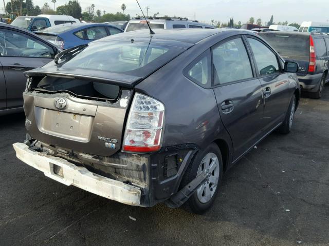 JTDKB20U283317113 - 2008 TOYOTA PRIUS GRAY photo 4