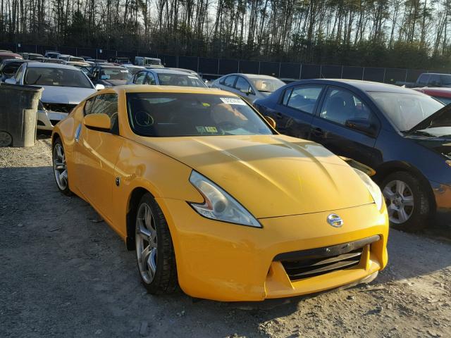 JN1AZ44E39M407441 - 2009 NISSAN 370Z YELLOW photo 1