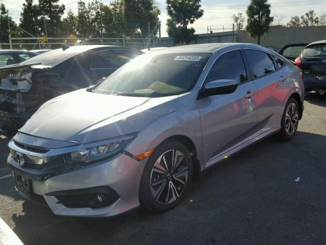 2HGFC1F33HH658218 - 2017 HONDA CIVIC EX SILVER photo 2