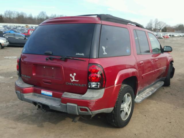 1GNET16SX46135914 - 2004 CHEVROLET TRAILBLAZE RED photo 4