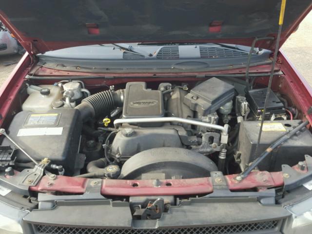 1GNET16SX46135914 - 2004 CHEVROLET TRAILBLAZE RED photo 7