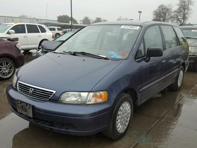 JHMRA1840SC003160 - 1995 HONDA ODYSSEY LX BLUE photo 2