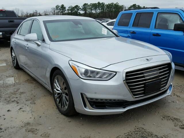 KMHG34JA8HU027211 - 2017 GENESIS G90 PREMIU SILVER photo 1