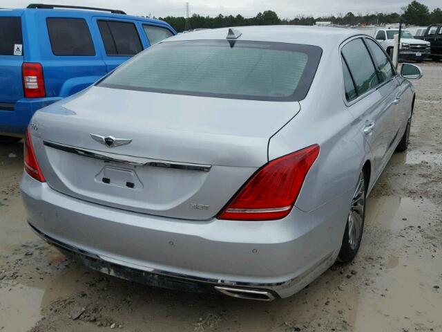 KMHG34JA8HU027211 - 2017 GENESIS G90 PREMIU SILVER photo 4