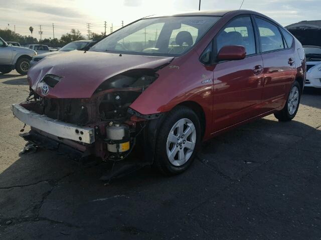 JTDKB20U283365033 - 2008 TOYOTA PRIUS RED photo 2