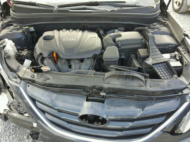 5NPEB4AC0BH281996 - 2011 HYUNDAI SONATA GLS CHARCOAL photo 7