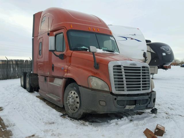 1FUJGLDR8DSBS2783 - 2013 FREIGHTLINER CASCADIA 1 ORANGE photo 1