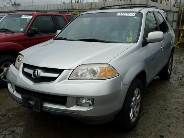 2HNYD18896H537598 - 2006 ACURA MDX TOURIN SILVER photo 2