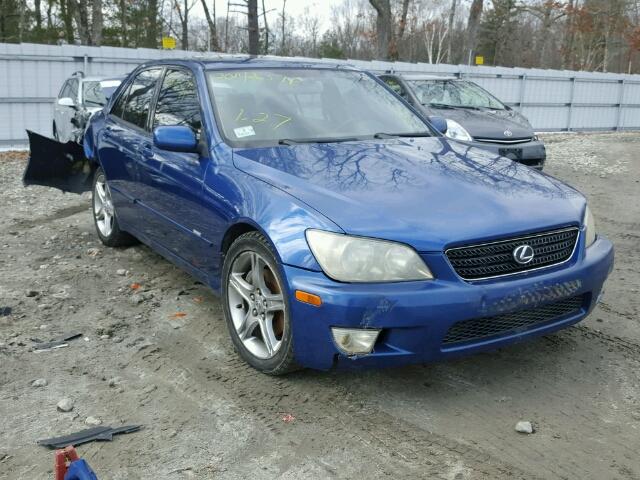 JTHBD192020041222 - 2002 LEXUS IS 300 BLUE photo 1