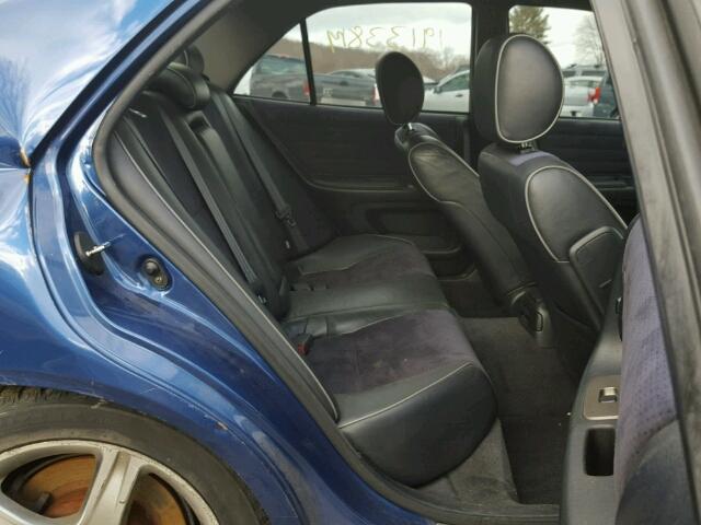 JTHBD192020041222 - 2002 LEXUS IS 300 BLUE photo 6