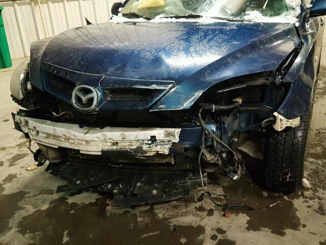 JM1BK343671695940 - 2007 MAZDA 3 HATCHBAC BLUE photo 9