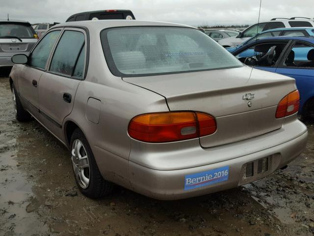 1Y1SK5281YZ405547 - 2000 CHEVROLET GEO PRIZM TAN photo 3