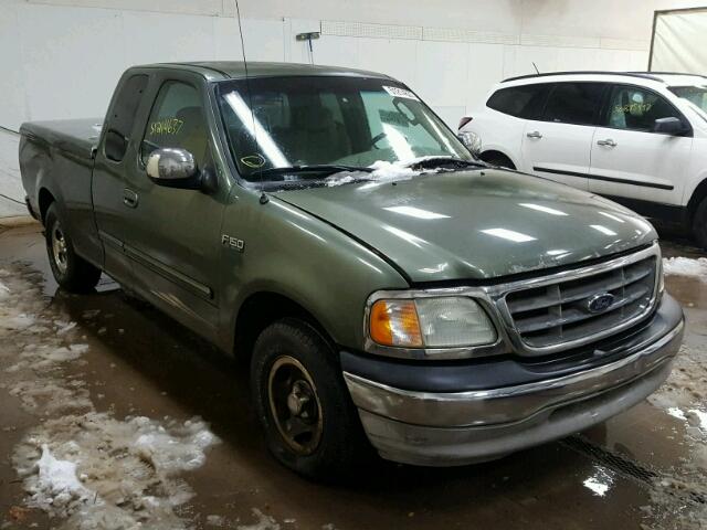 1FTRX17232NB98062 - 2002 FORD F150 GREEN photo 1