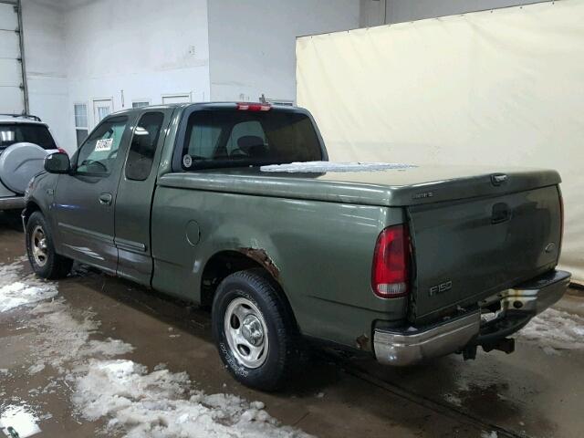 1FTRX17232NB98062 - 2002 FORD F150 GREEN photo 3