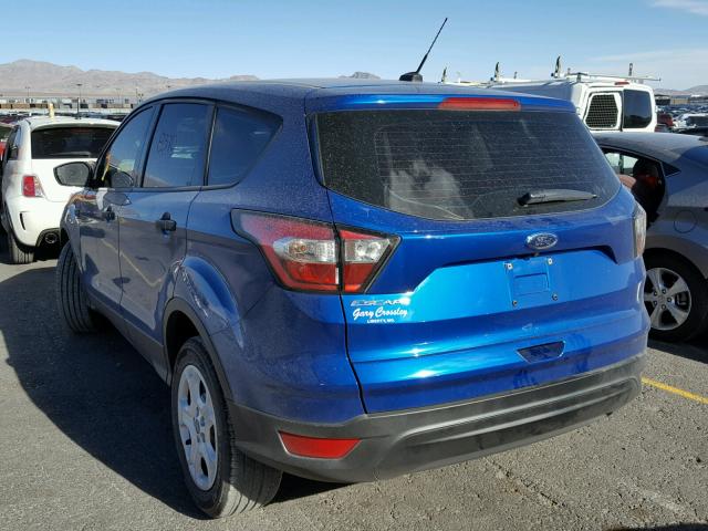 1FMCU0F75HUE07995 - 2017 FORD ESCAPE S BLUE photo 3