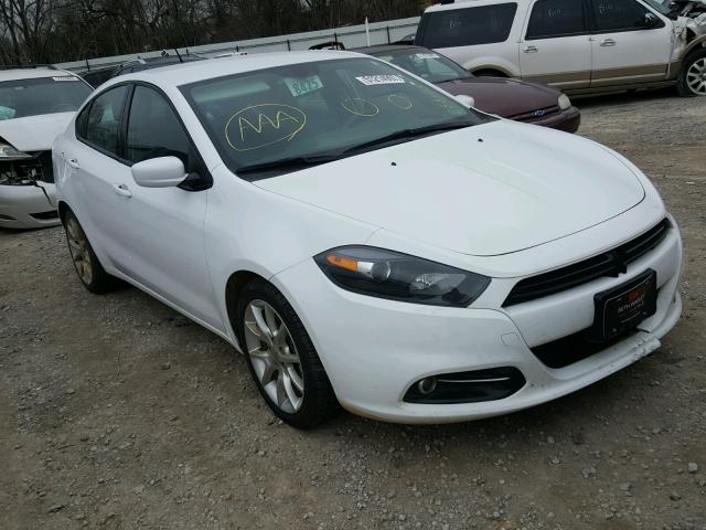 1C3CDFBA8DD288105 - 2013 DODGE DART SXT WHITE photo 1