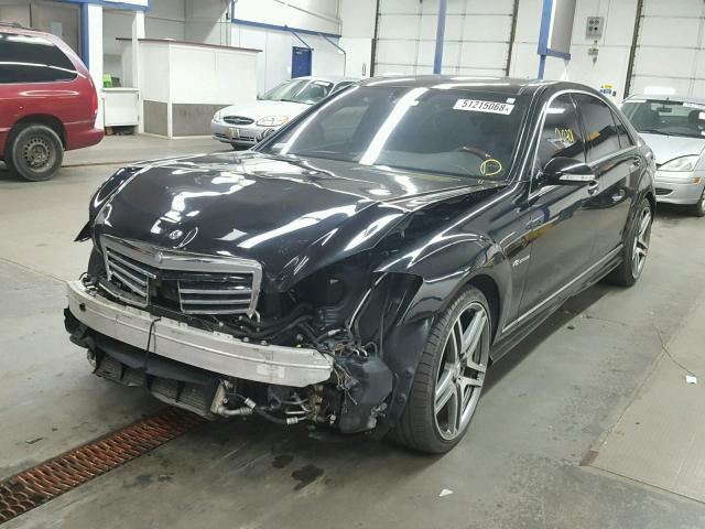 WDDNG79X47A131517 - 2007 MERCEDES-BENZ S 65 AMG BLACK photo 2