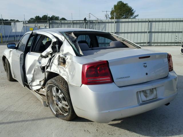 2B3KA43RX7H719450 - 2007 DODGE CHARGER SE SILVER photo 3