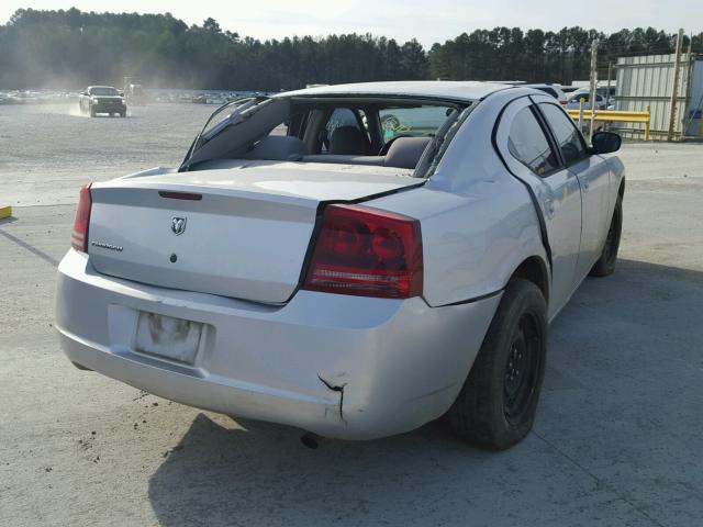 2B3KA43RX7H719450 - 2007 DODGE CHARGER SE SILVER photo 4