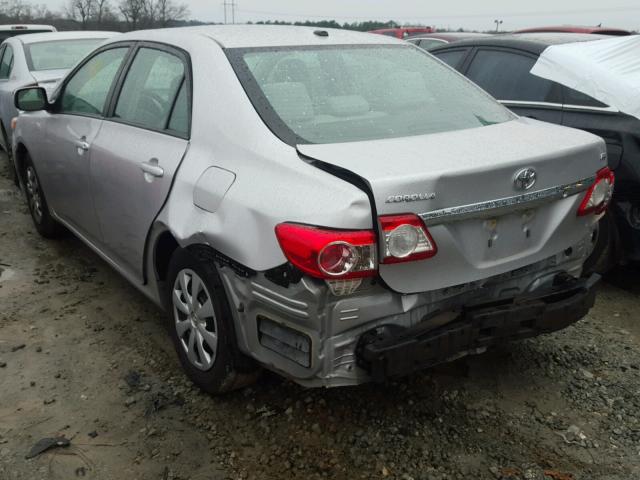 2T1BU4EEXBC691863 - 2011 TOYOTA COROLLA BA SILVER photo 9