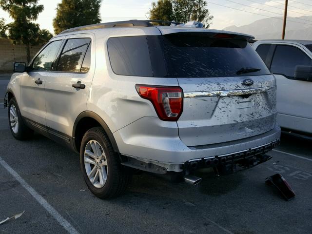 1FM5K8B88HGD42666 - 2017 FORD EXPLORER SILVER photo 3