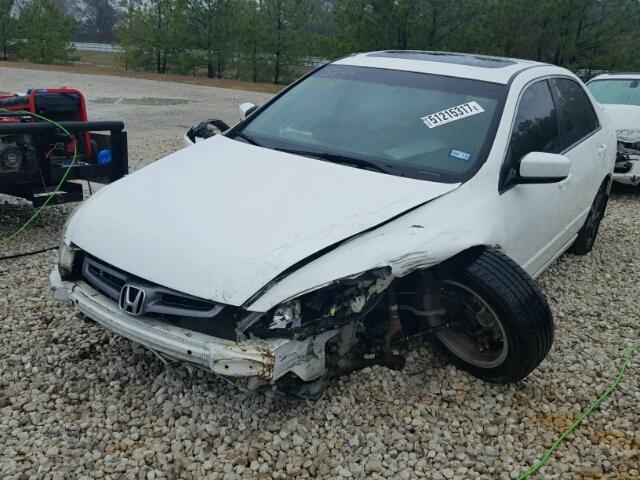 1HGCM66543A016340 - 2003 HONDA ACCORD EX WHITE photo 2