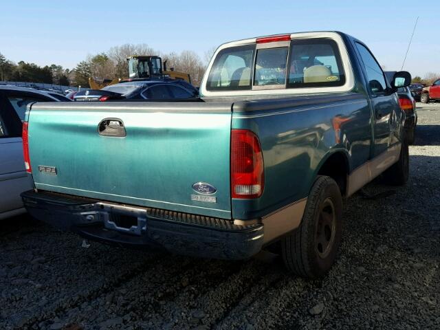 1FTZF1724WNA35946 - 1998 FORD F150 GREEN photo 4