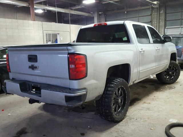 3GCUKREC6GG194607 - 2016 CHEVROLET SILVERADO SILVER photo 4