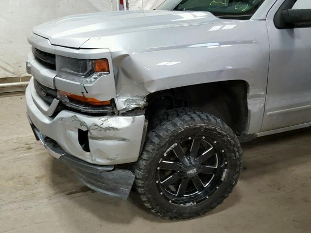 3GCUKREC6GG194607 - 2016 CHEVROLET SILVERADO SILVER photo 9