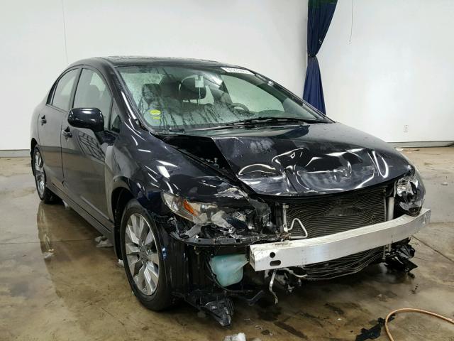 1HGFA16969L001492 - 2009 HONDA CIVIC EXL 黑色 照片 1