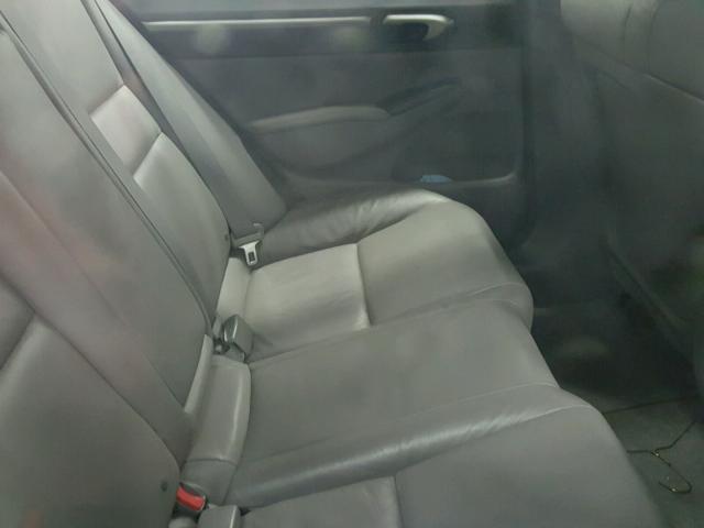 1HGFA16969L001492 - 2009 HONDA CIVIC EXL 黑色 照片 6