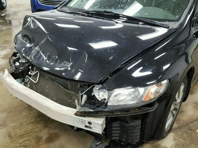 1HGFA16969L001492 - 2009 HONDA CIVIC EXL 黑色 照片 9