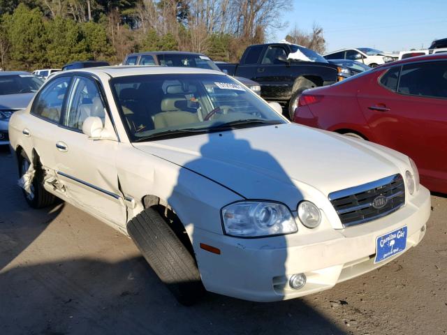 KNAGD128545280290 - 2004 KIA OPTIMA LX BEIGE photo 1