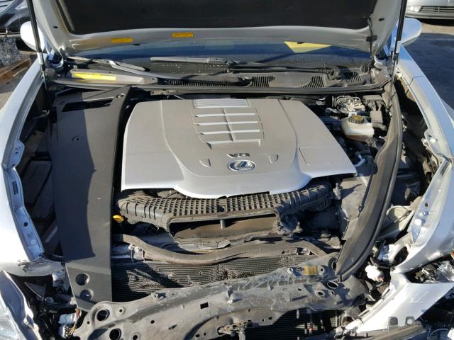 JTHGL46F075007048 - 2007 LEXUS LS 460L SILVER photo 7