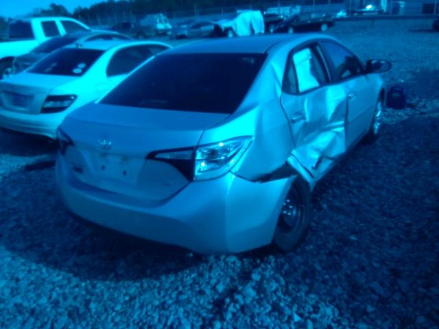 5YFBURHE2FP313678 - 2015 TOYOTA COROLLA L SILVER photo 4