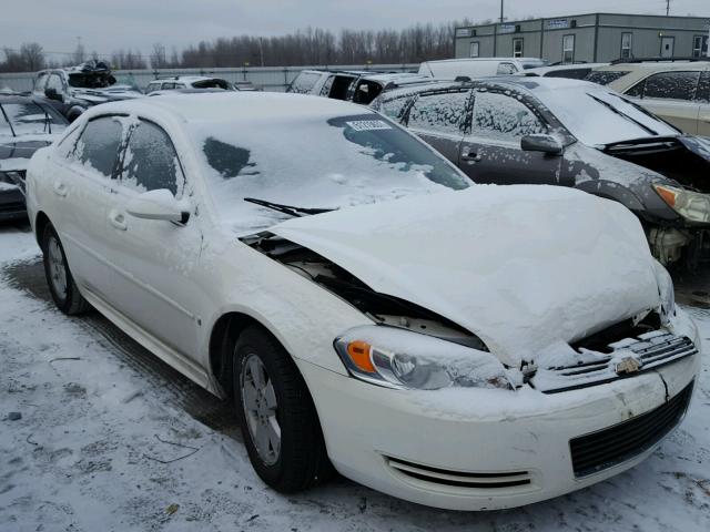 2G1WT57N091194801 - 2009 CHEVROLET IMPALA 1LT WHITE photo 1