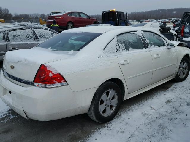 2G1WT57N091194801 - 2009 CHEVROLET IMPALA 1LT WHITE photo 4