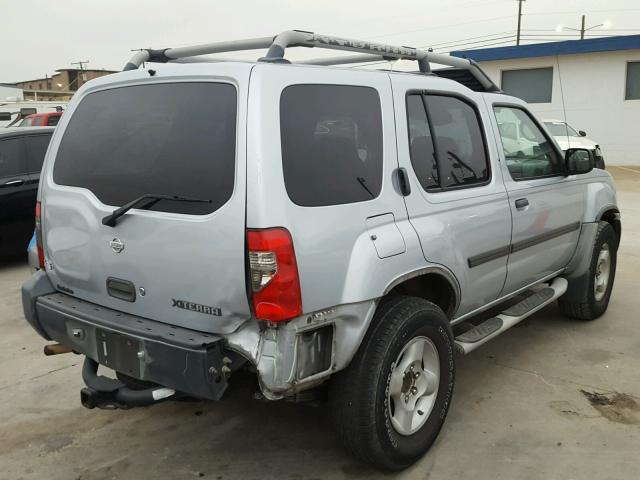 5N1ED28T01C538567 - 2001 NISSAN XTERRA XE SILVER photo 4