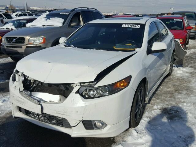 JH4CU2E86CC010481 - 2012 ACURA TSX SE WHITE photo 2