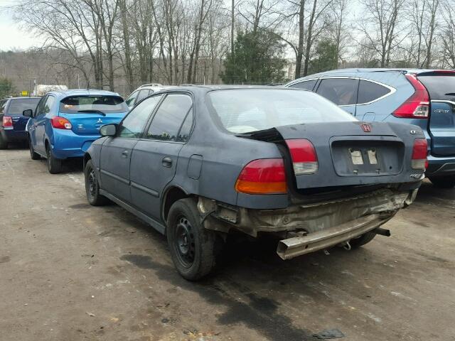 1HGEJ6577VL000760 - 1997 HONDA CIVIC LX BLACK photo 3