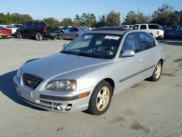 KMHDN46D15U161568 - 2005 HYUNDAI ELANTRA GL SILVER photo 2