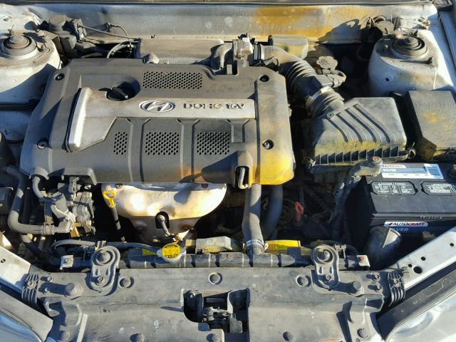 KMHDN46D15U161568 - 2005 HYUNDAI ELANTRA GL SILVER photo 7