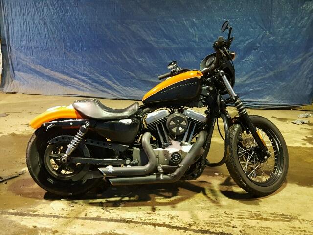 1HD1CZ3178K440834 - 2008 HARLEY-DAVIDSON XL1200 N ORANGE photo 9