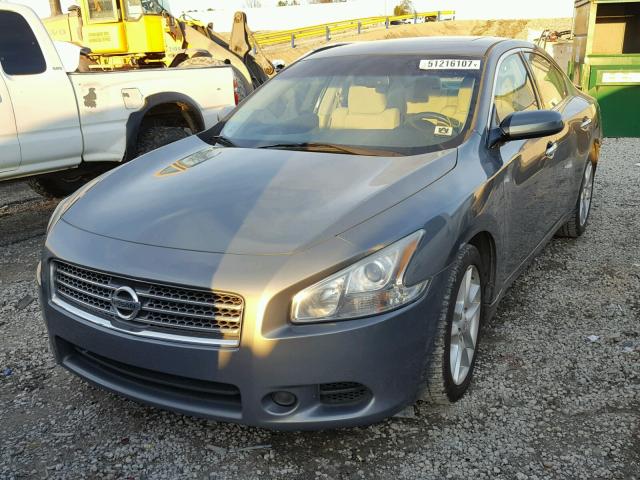 1N4AA51E79C812812 - 2009 NISSAN MAXIMA S SILVER photo 2