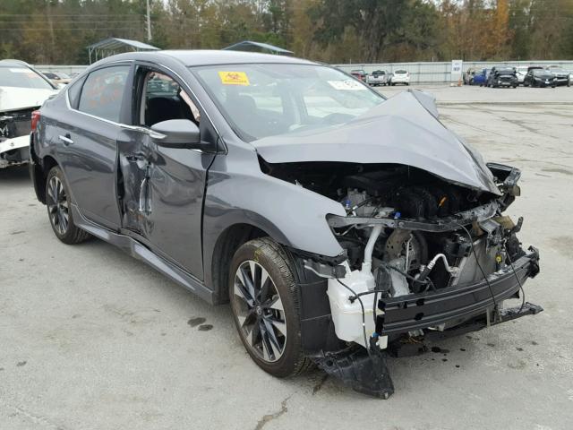 3N1AB7AP6HY208312 - 2017 NISSAN SENTRA S GRAY photo 1