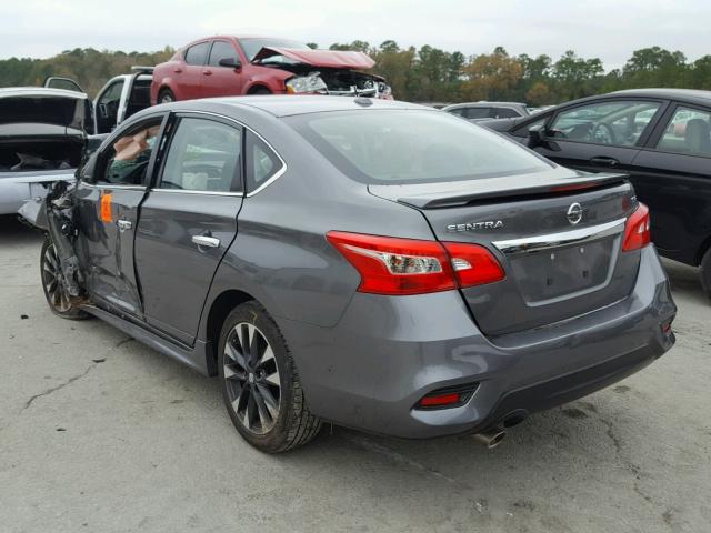 3N1AB7AP6HY208312 - 2017 NISSAN SENTRA S GRAY photo 3