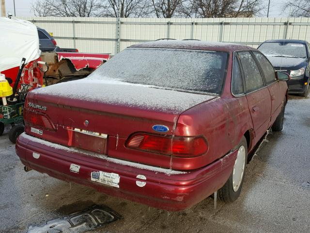 1FALP52U7RA119523 - 1994 FORD TAURUS GL BURGUNDY photo 4