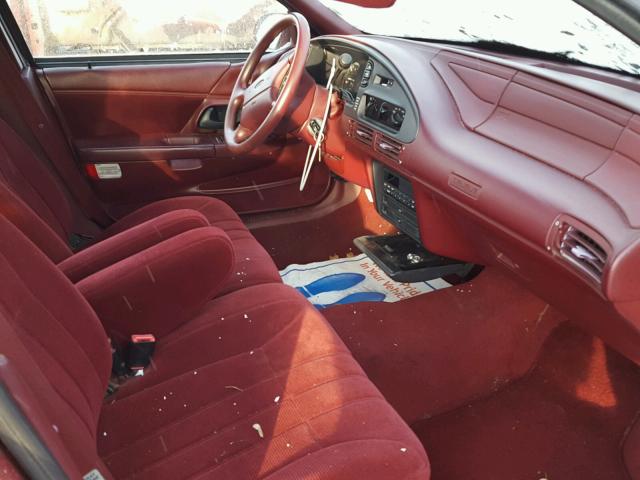 1FALP52U7RA119523 - 1994 FORD TAURUS GL BURGUNDY photo 5