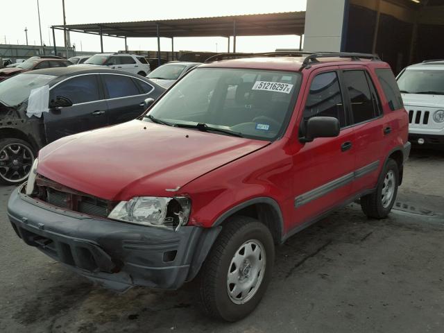 JHLRD28441C006479 - 2001 HONDA CR-V LX RED photo 2