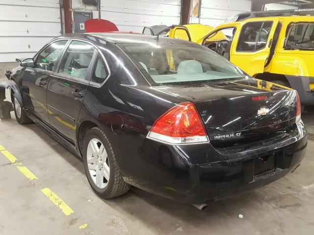 2G1WG5E34C1314676 - 2012 CHEVROLET IMPALA LT BLACK photo 3